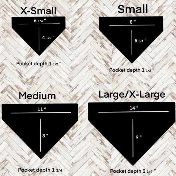 New Vanity License Plate Handmade Reversible Over Collar Dog Bandana XS SM M La… - Picture 7 of 7